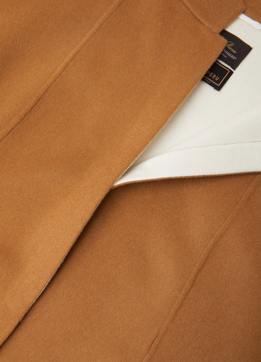 Salzburg Kaap Vicuña Baby Cashmere Naturel Donker Vicuña/Nougat