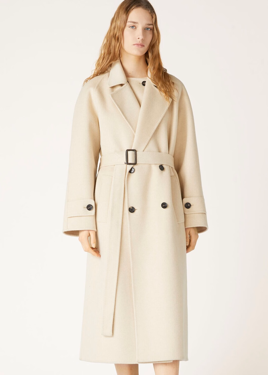 Foster Coat Baby Cashmere Crème Cashmere Melange