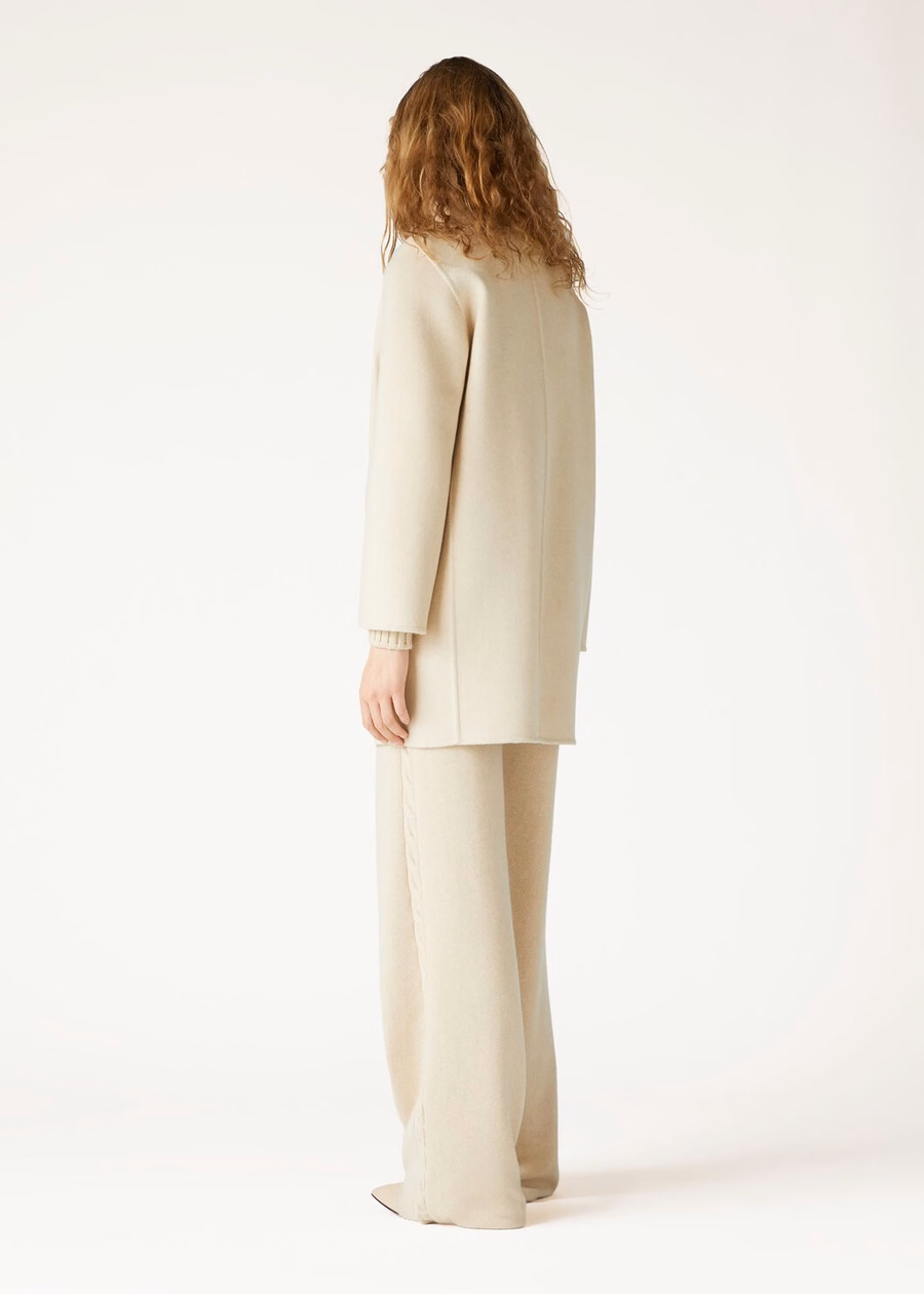 Scotty Coat Baby Cashmere Crème Cashmere Melange