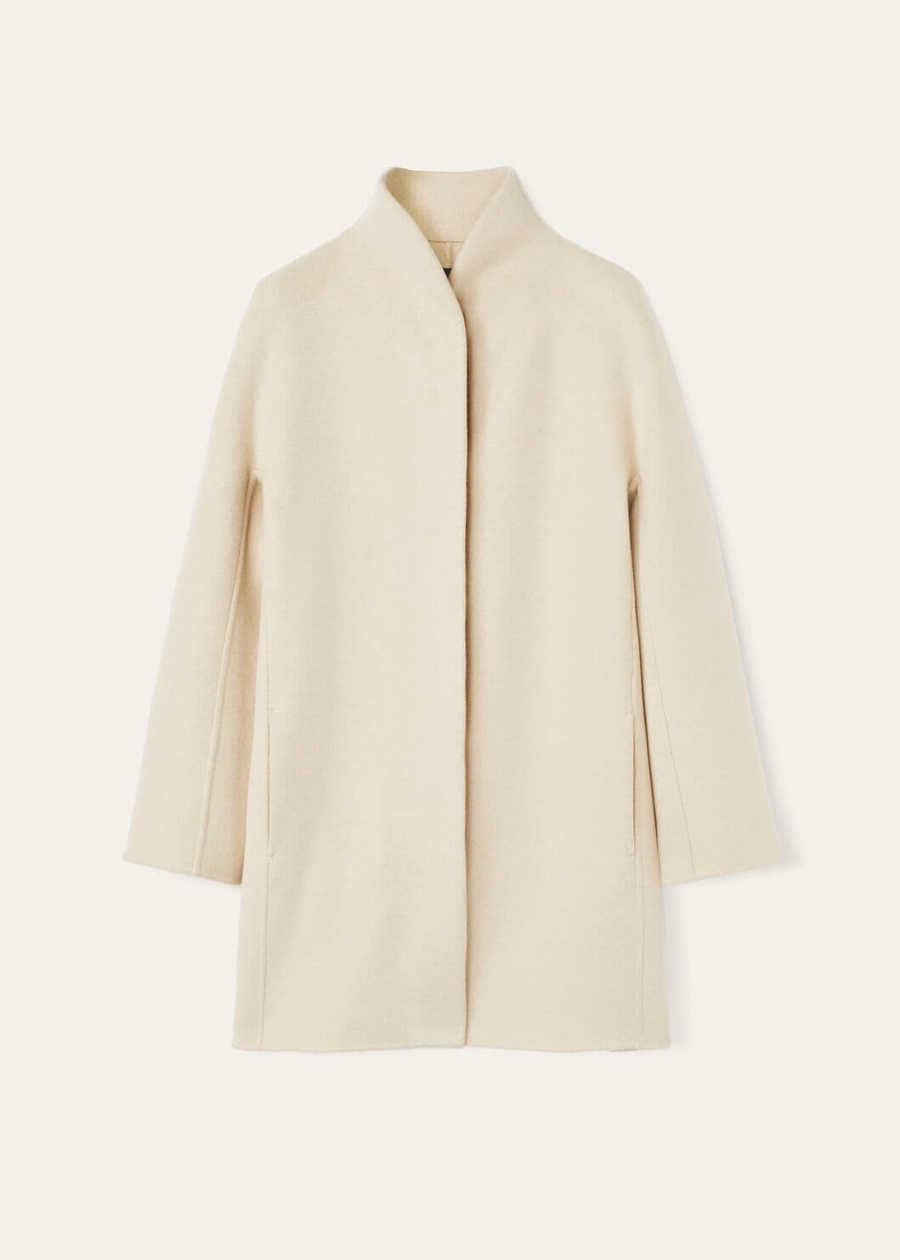 Scotty Coat Baby Cashmere Crème Cashmere Melange