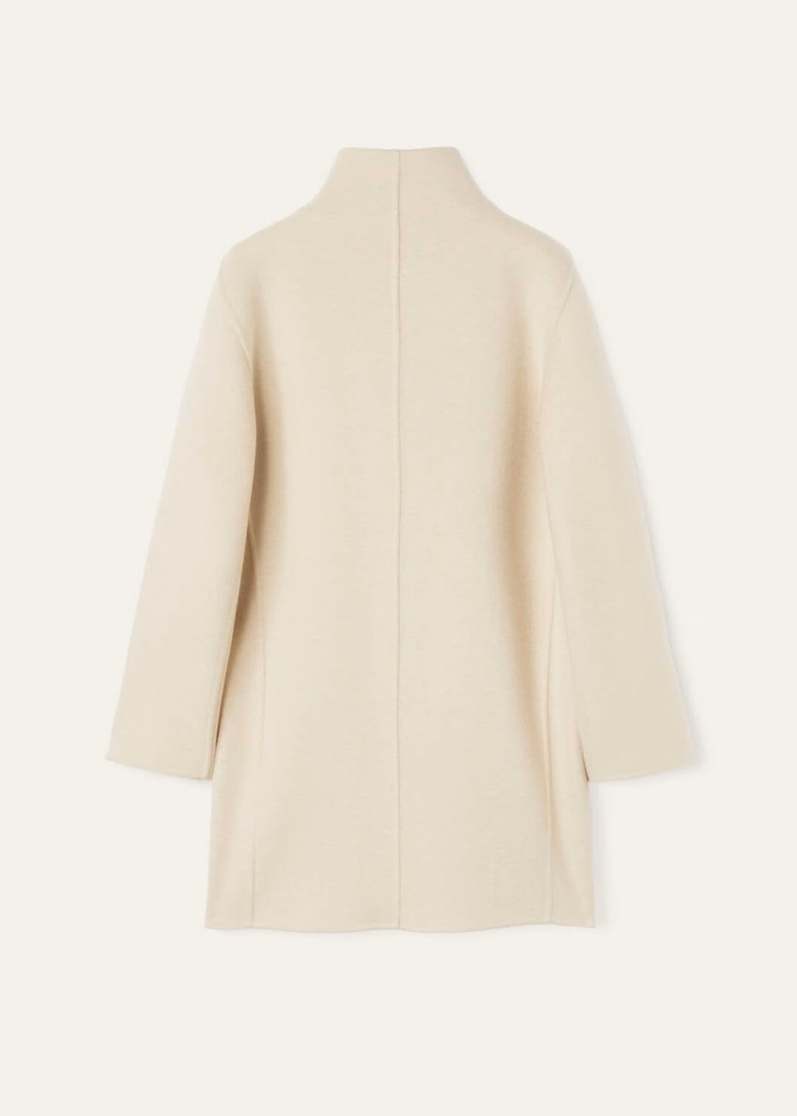 Scotty Coat Baby Cashmere Crème Cashmere Melange