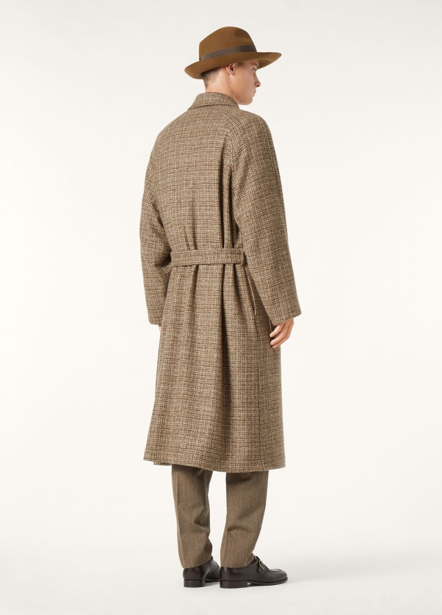 owen jas van kasjmier - rain system bruine tweed