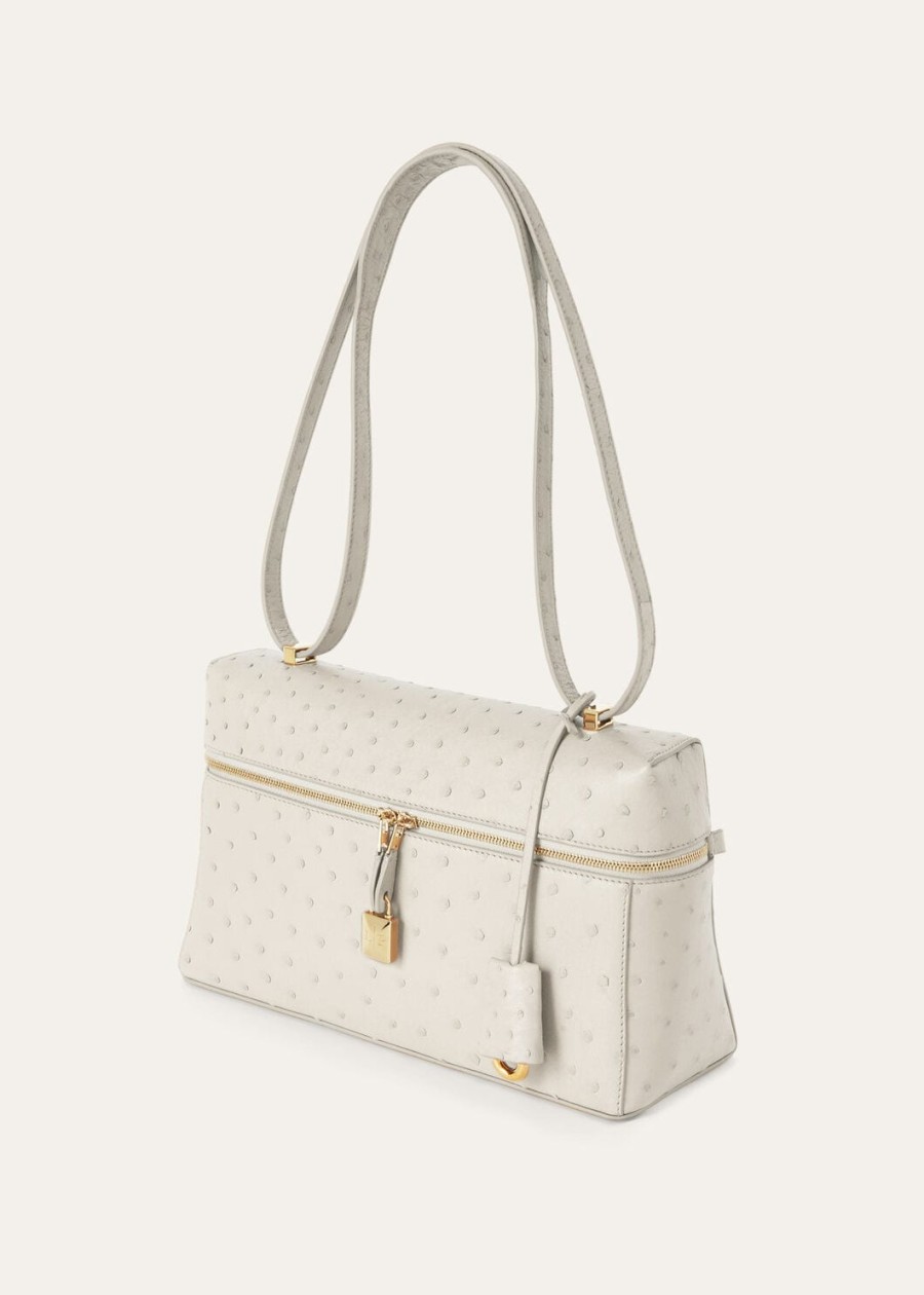extra tas l27 struisvogel leer whisper whitesun gold