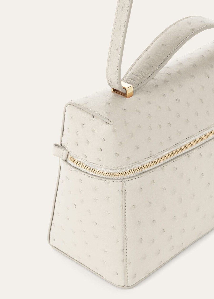 extra tas l27 struisvogel leer whisper whitesun gold