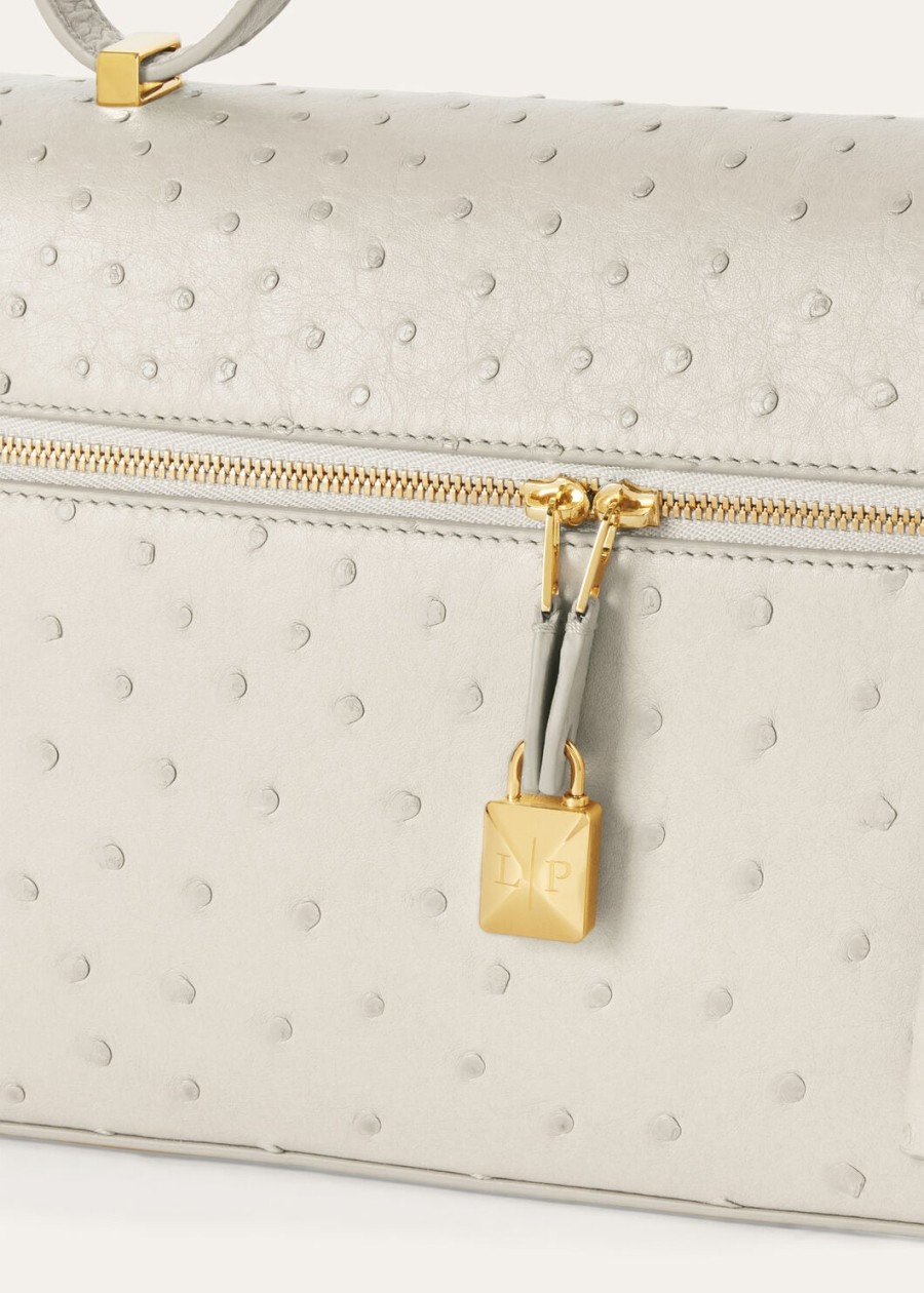extra tas l27 struisvogel leer whisper whitesun gold