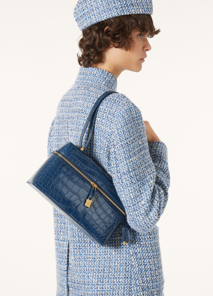 extra tas l27 alligatorleer ocean heartsun gold