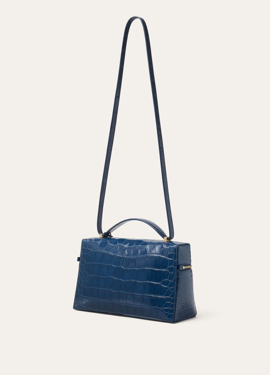 extra tas l27 alligatorleer ocean heartsun gold