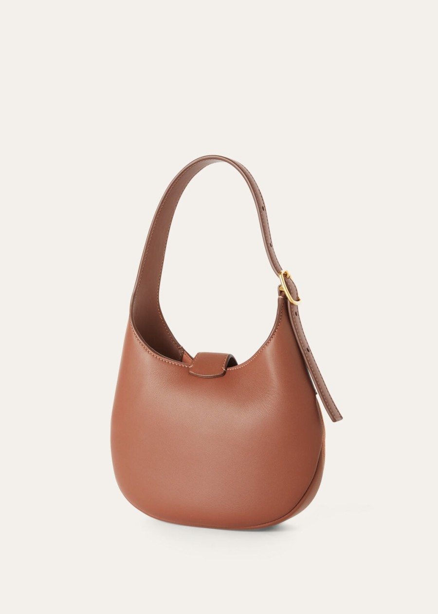 mini bobbin bag kalfsleer ophelia skincaramel sugarsun gold