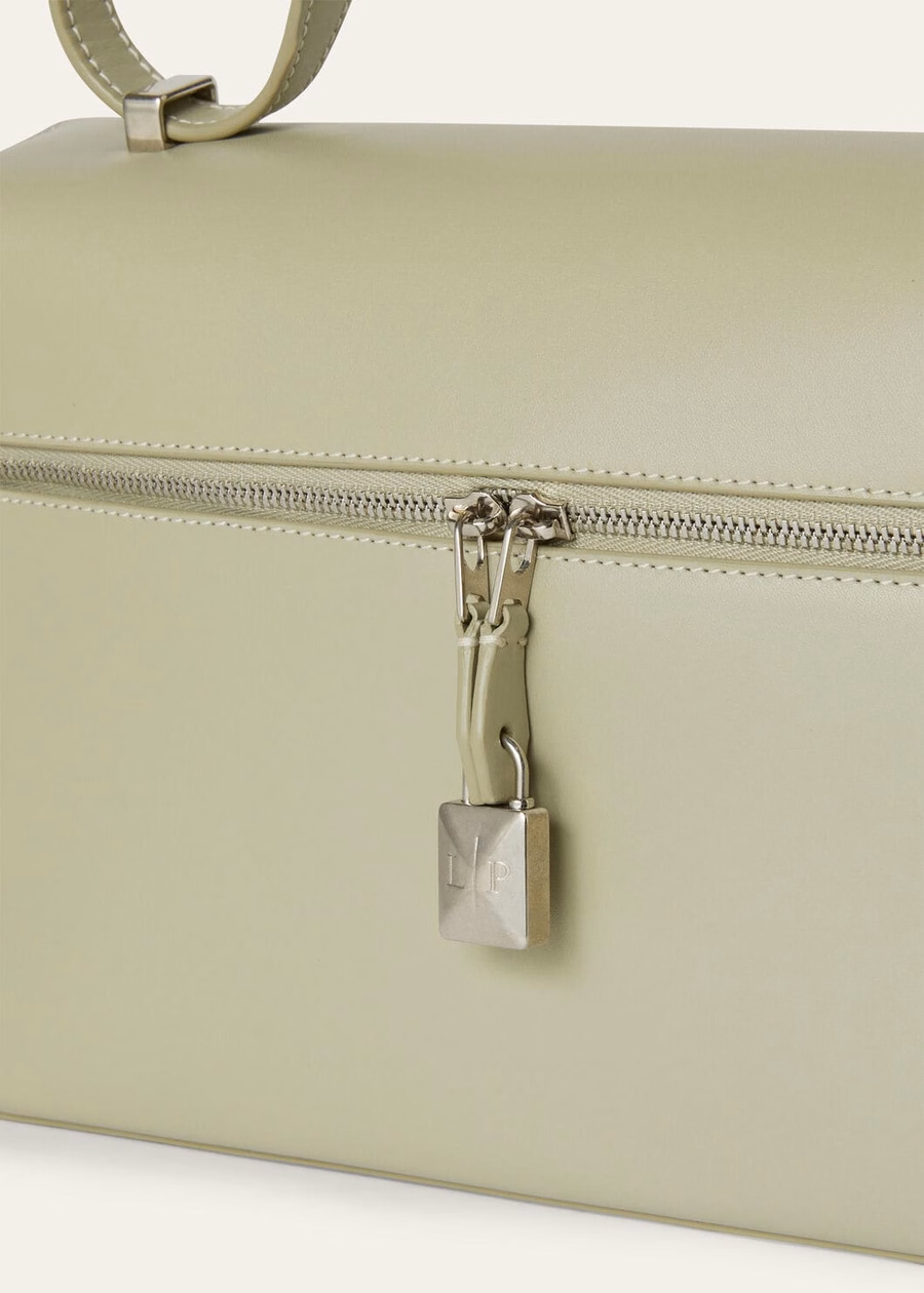 Extra tas L27 licht glad kalfsleer Wasabi