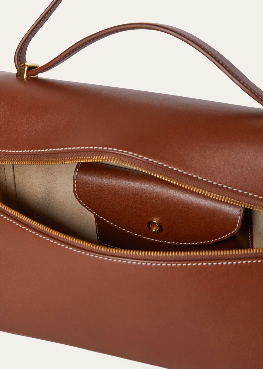 L27 extra tas van glad kalfsleer