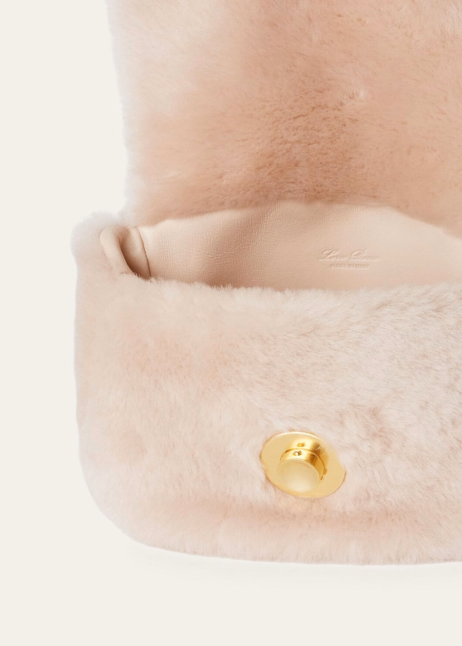 Giera Softy Bag Lamsleer Honingcrème/Zon Goud