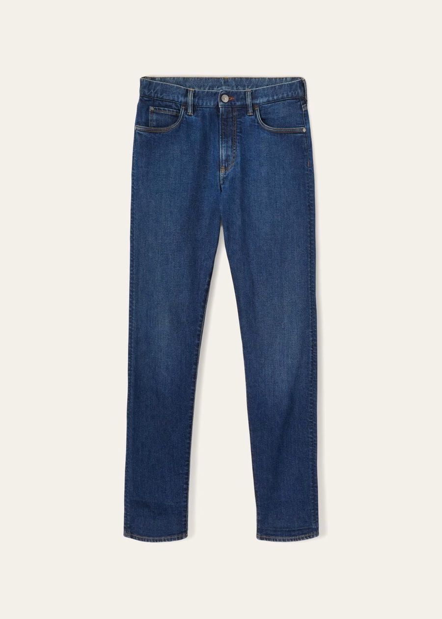 Doccio katoenen broek Japans blauw