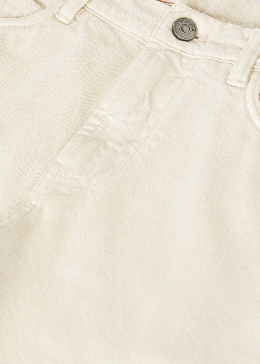 Vijfzakken katoenen broek BLURRED BEIGE