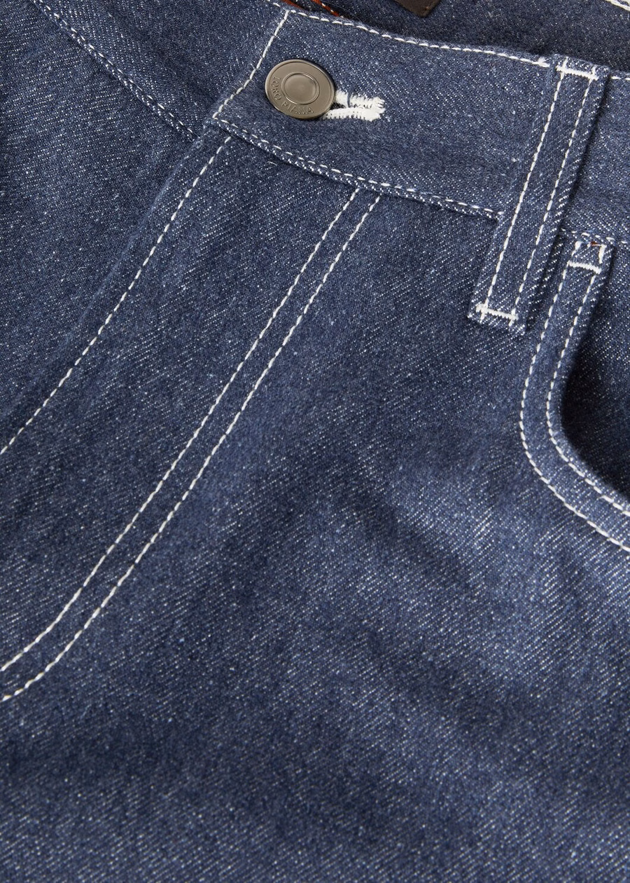 Quarona Denim Flower Surge Blauwe Broek