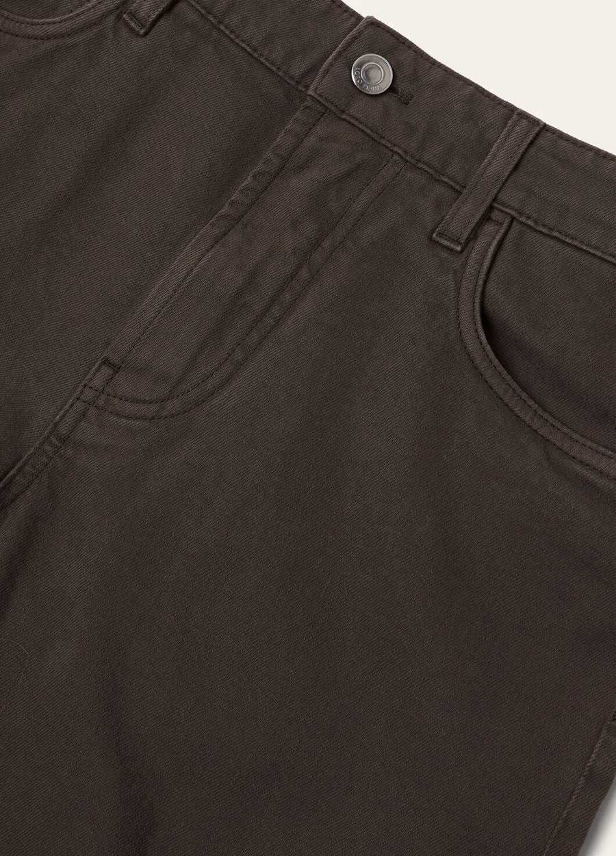 Quarona Denim Katoenen Broek Zwart Pine