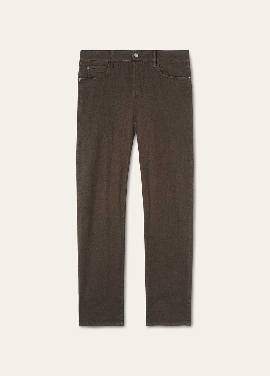 Quarona katoenen broek in zwart Pine
