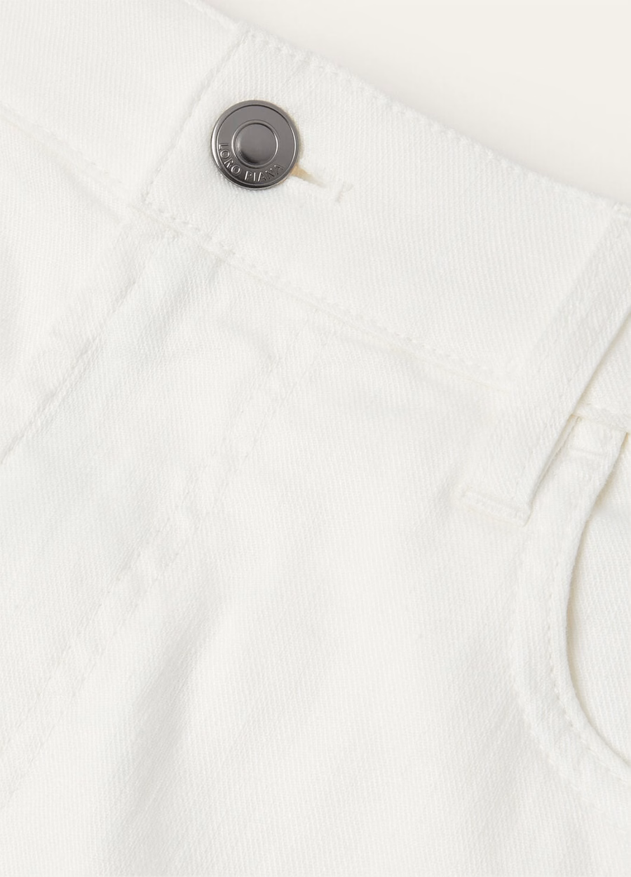 Quarona katoenen broek in het wit