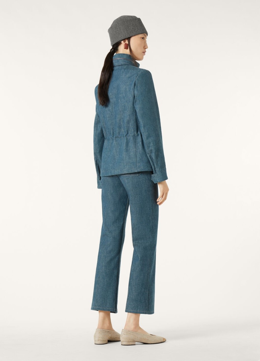 mini field traveler austin denimjack met blauwe spirulina