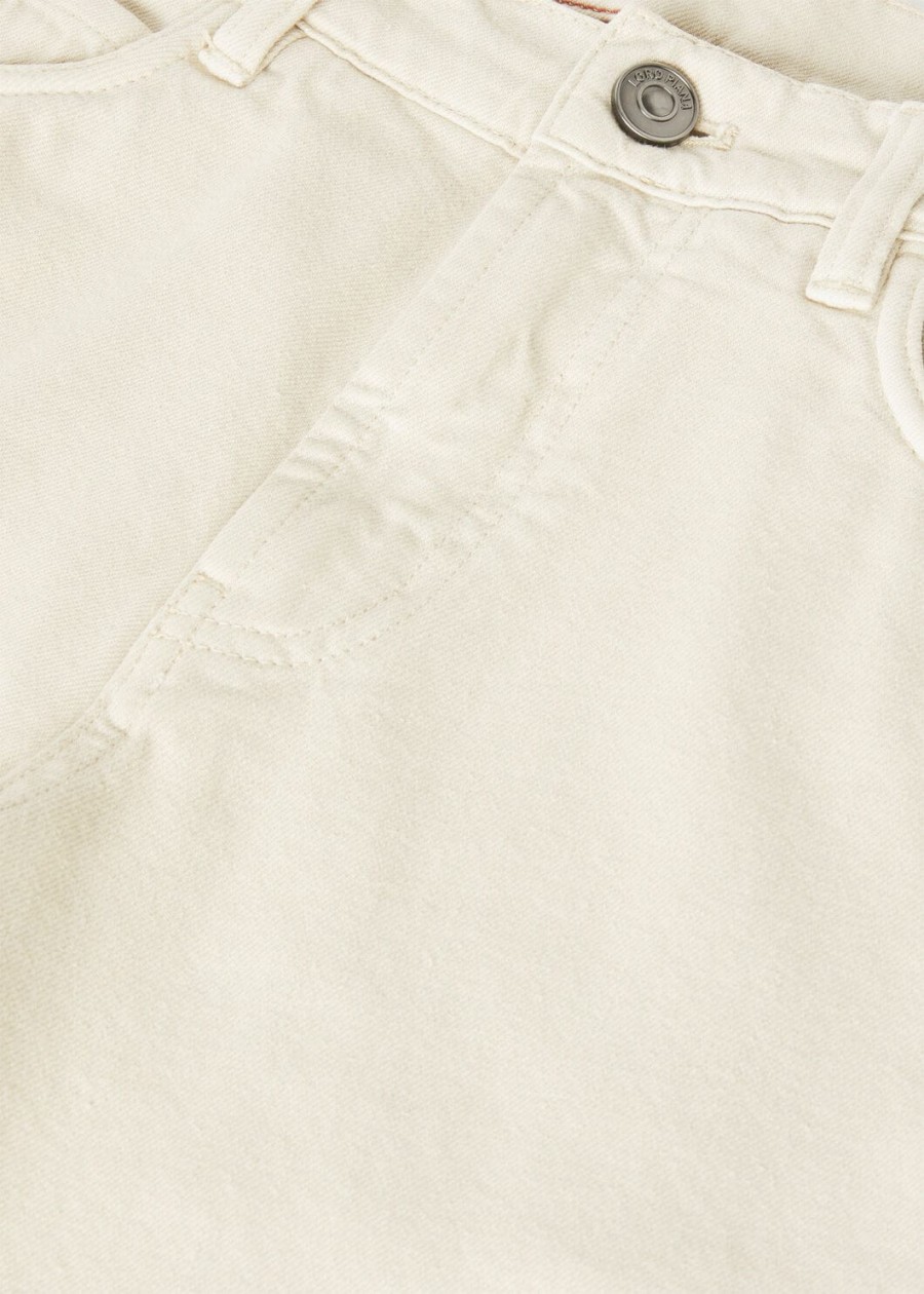 vijfzakken katoenen broek blurred beige