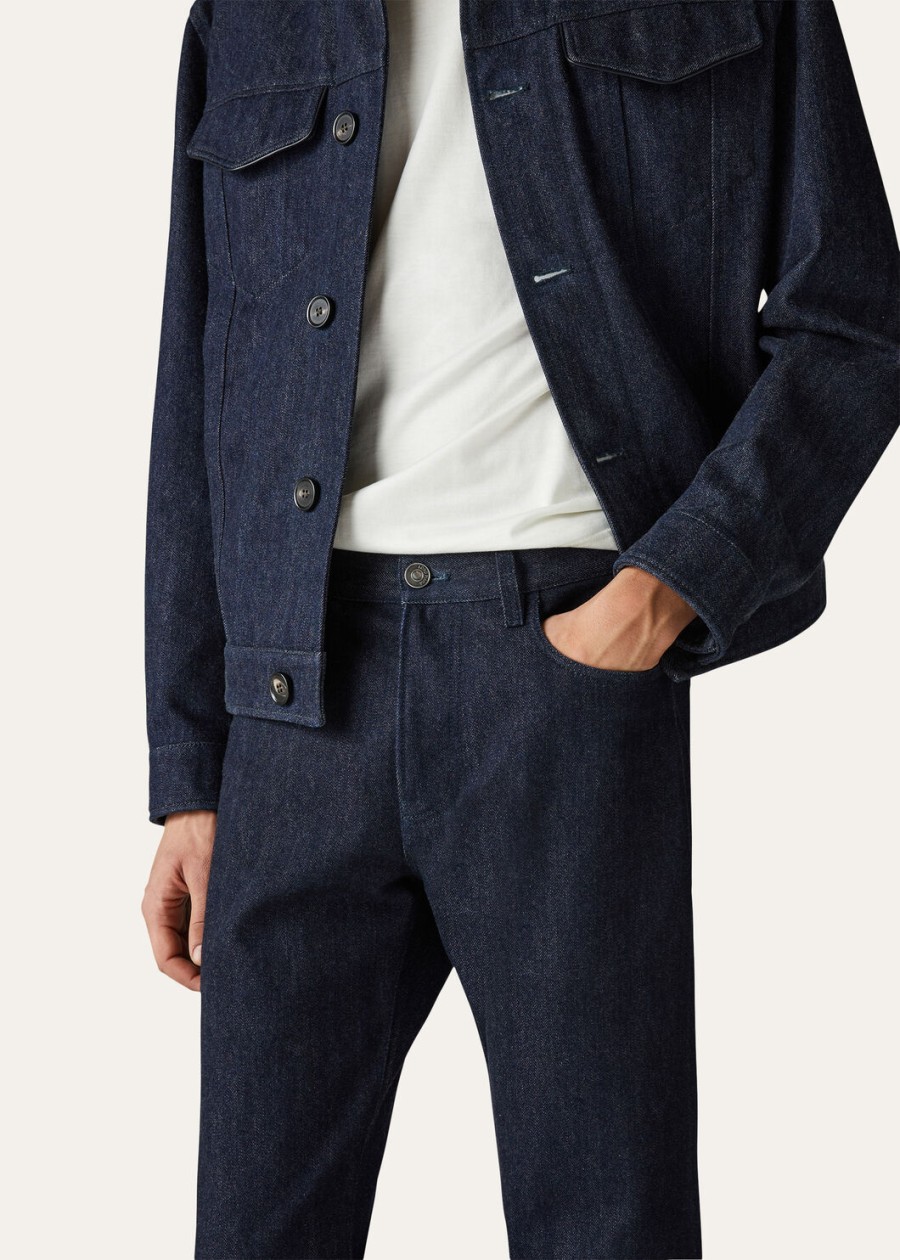 cashdenim quarona vijfzakkenbroek schaduwblauw