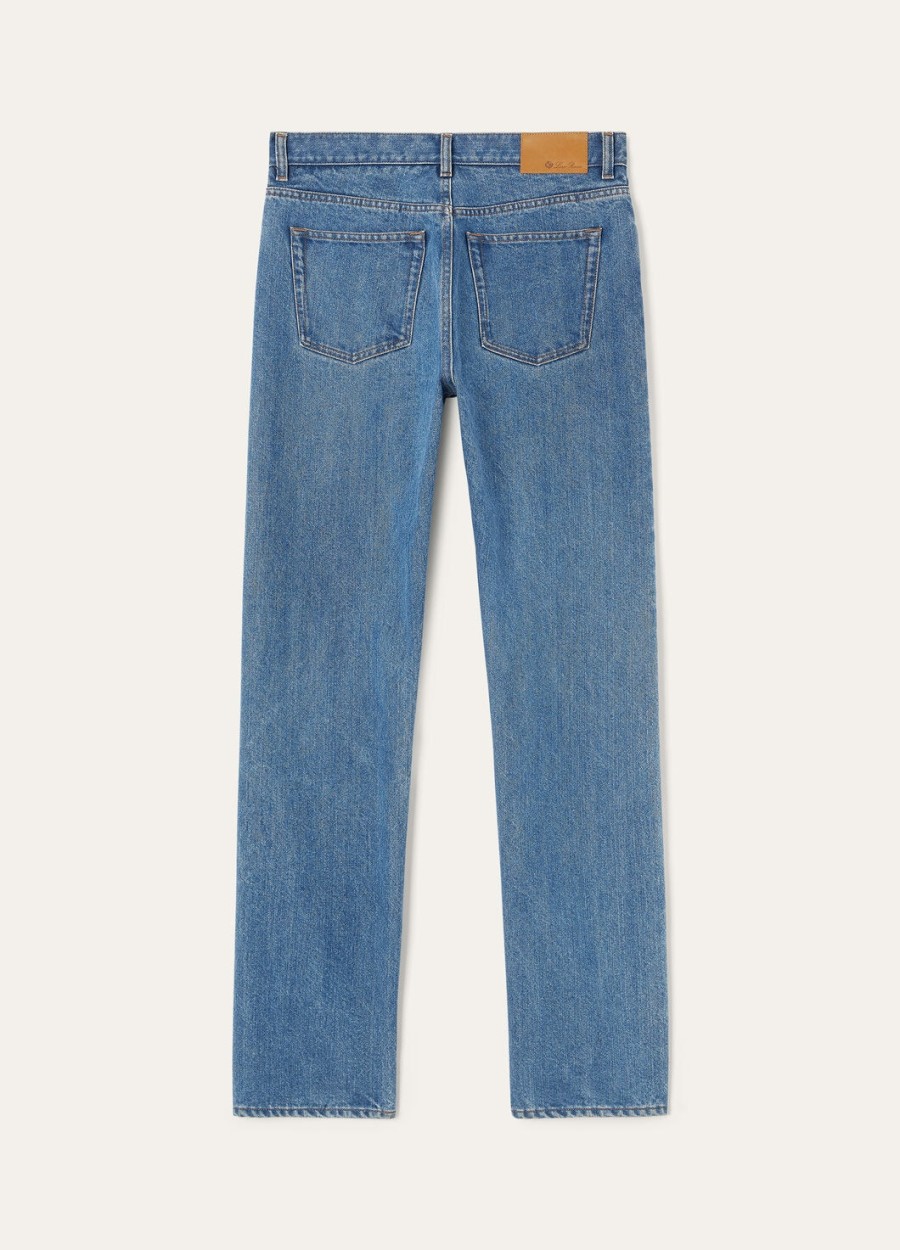 kamen denim cashdenim blue stone washed pants