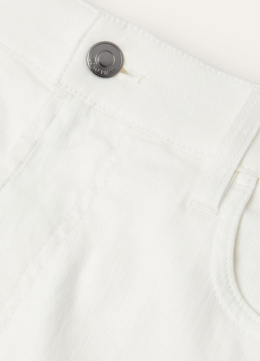 quarona katoenen broek in het wit