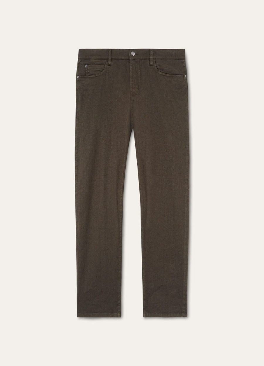 quarona katoenen broek in zwart pine