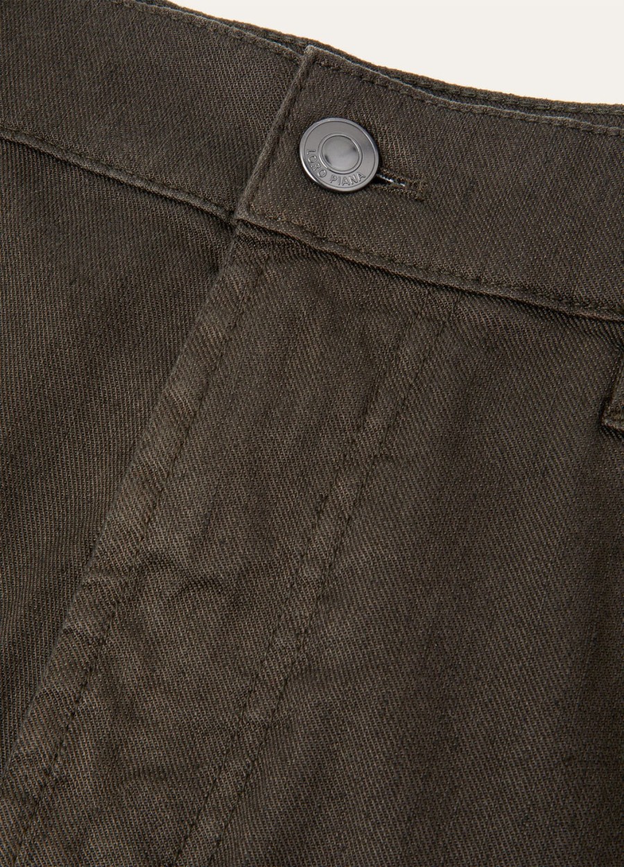 quarona katoenen broek in zwart pine