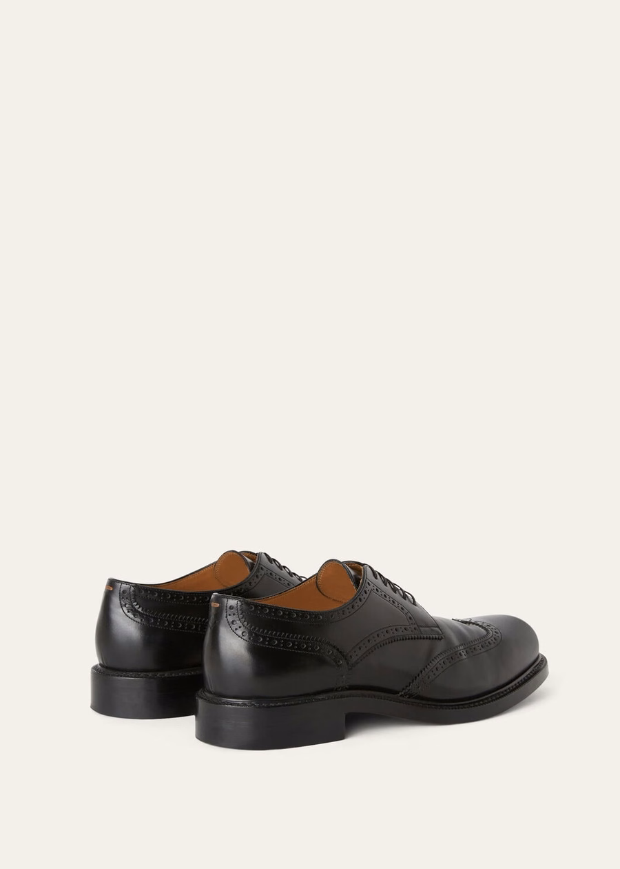 Oliver Walk Derby zwart kalfsleer
