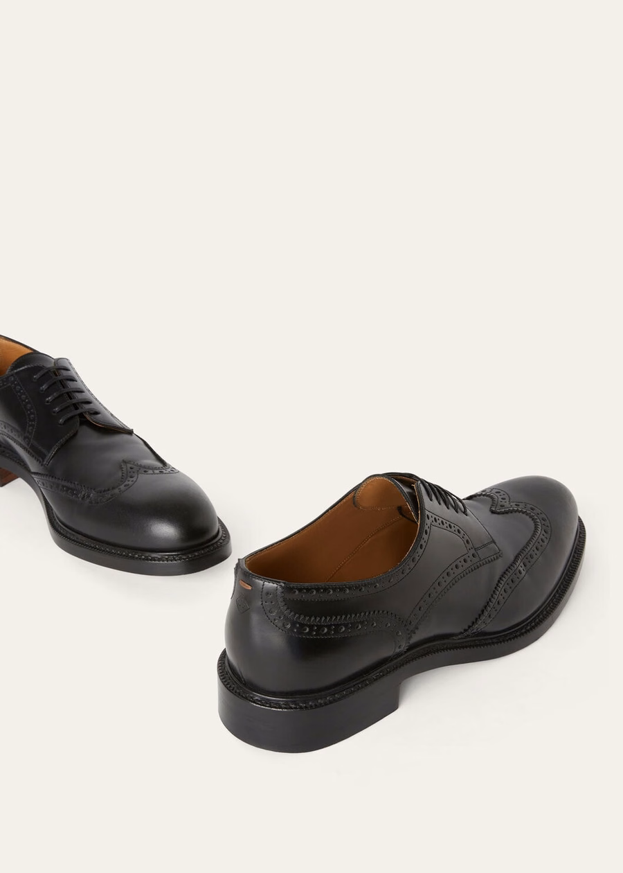 Oliver Walk Derby zwart kalfsleer