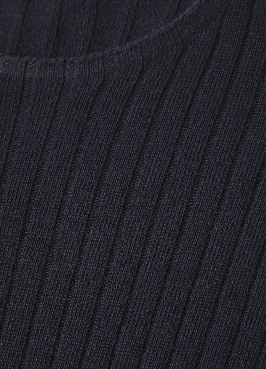 coste baby kasjmier jurk marineblauw