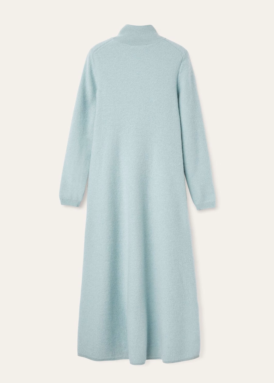 Alpe Cashmere Langhe Groen Melange Jurk