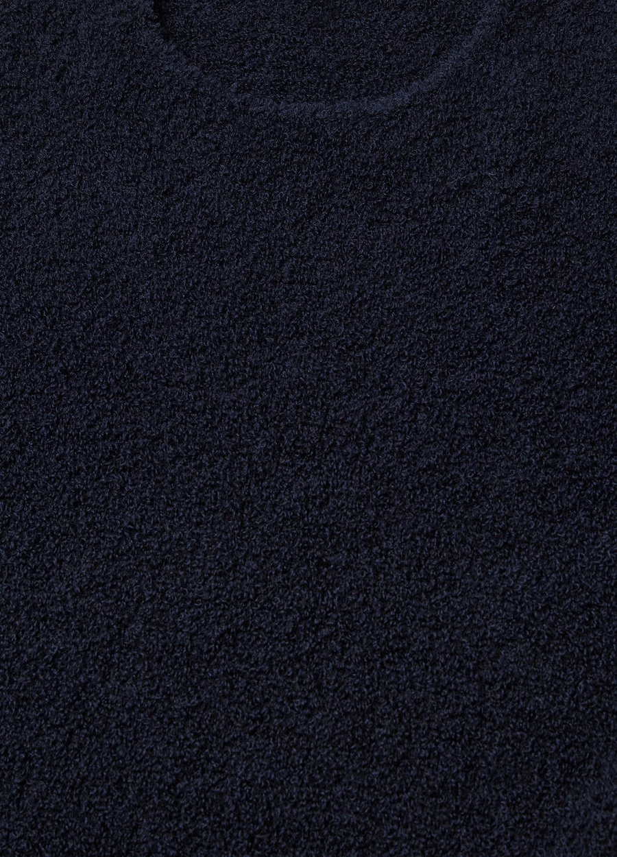 Pella zijden kasjmierjurk in klassiek blauw