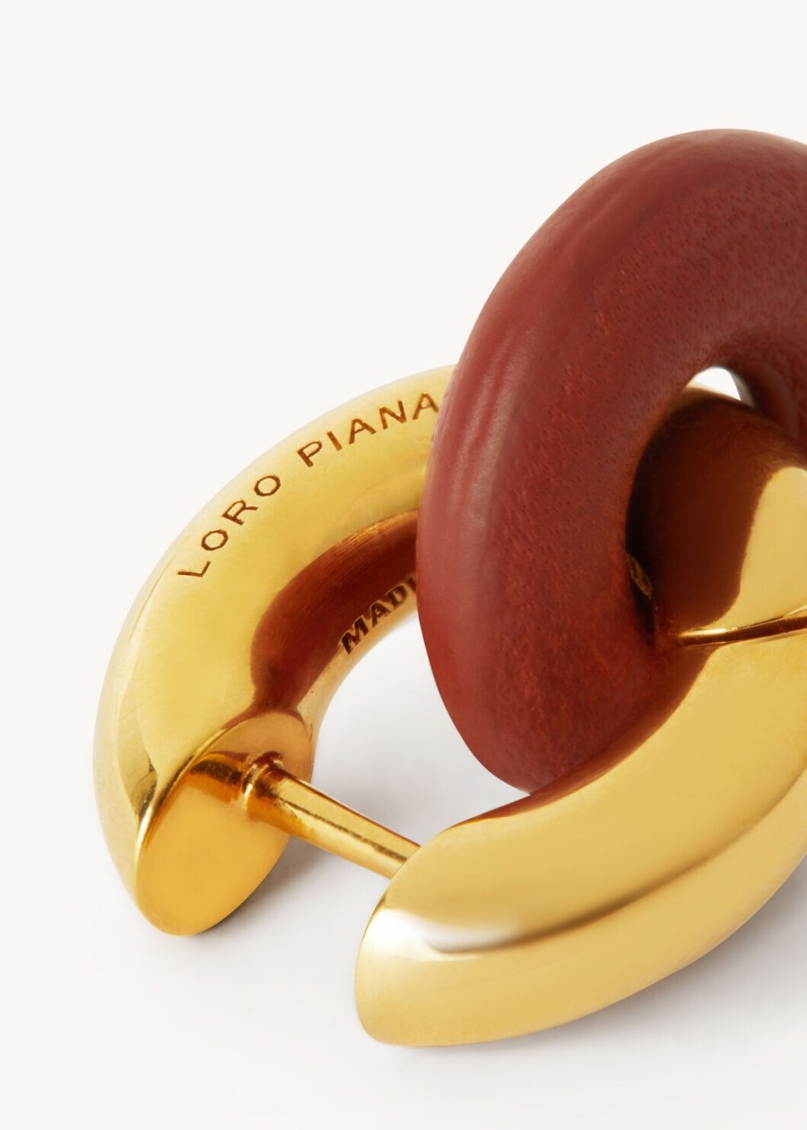 dubbele oorringen met diepe messing kummelsun sieraden goud