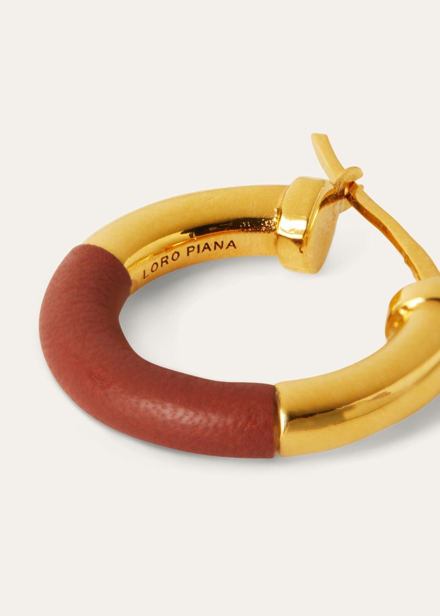 duo hoop oorbellen van messing diep kummelsun sieraden goudkleurig.