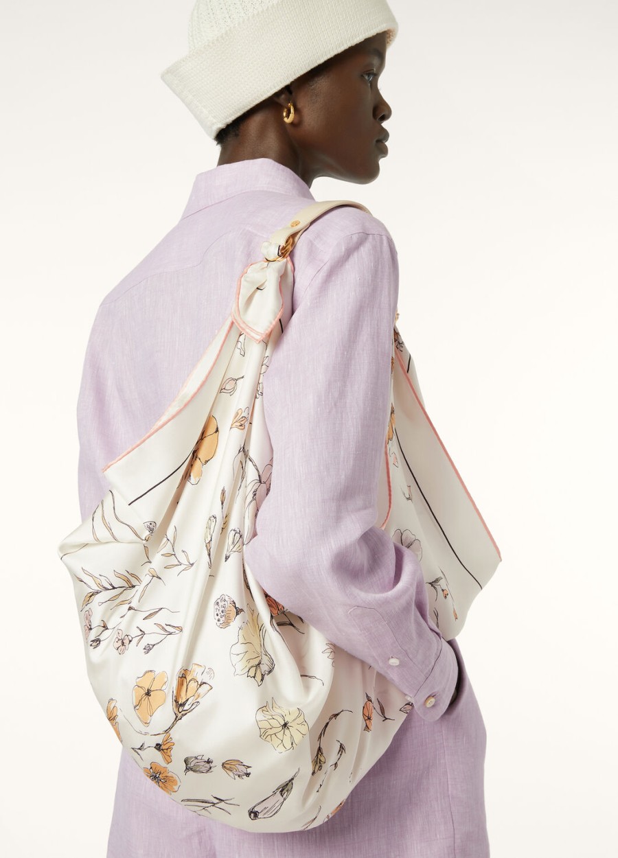 loro piana handvat foulard kalfsleer whisper whitesun gold