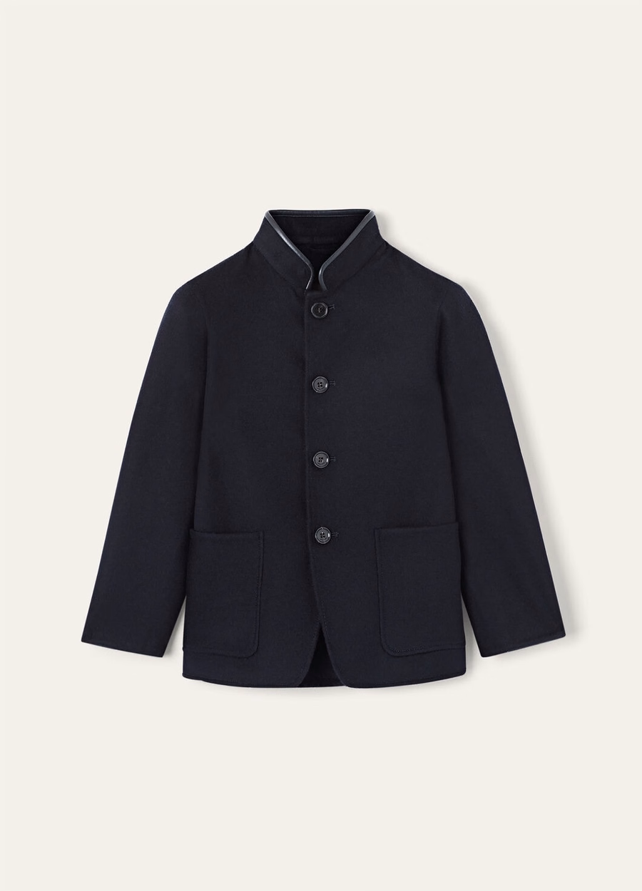 Spagna-jas voor kinderen, kasjmier, marineblauw