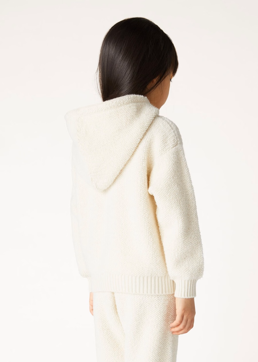 Curly Cloud Nougat Cashmere Kids Hoodie