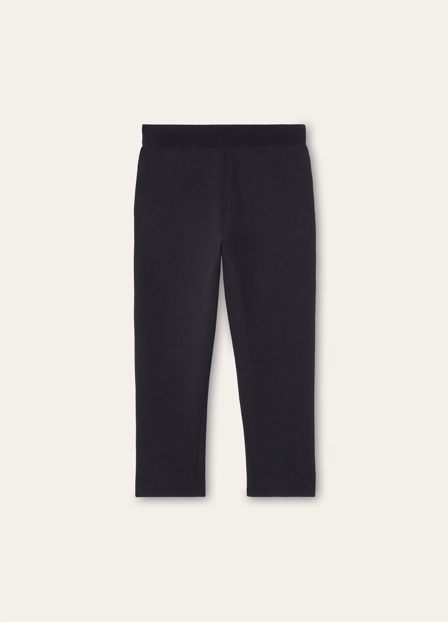 Viera Kids Katoen Zijde Kasjmier Broek Marineblauw