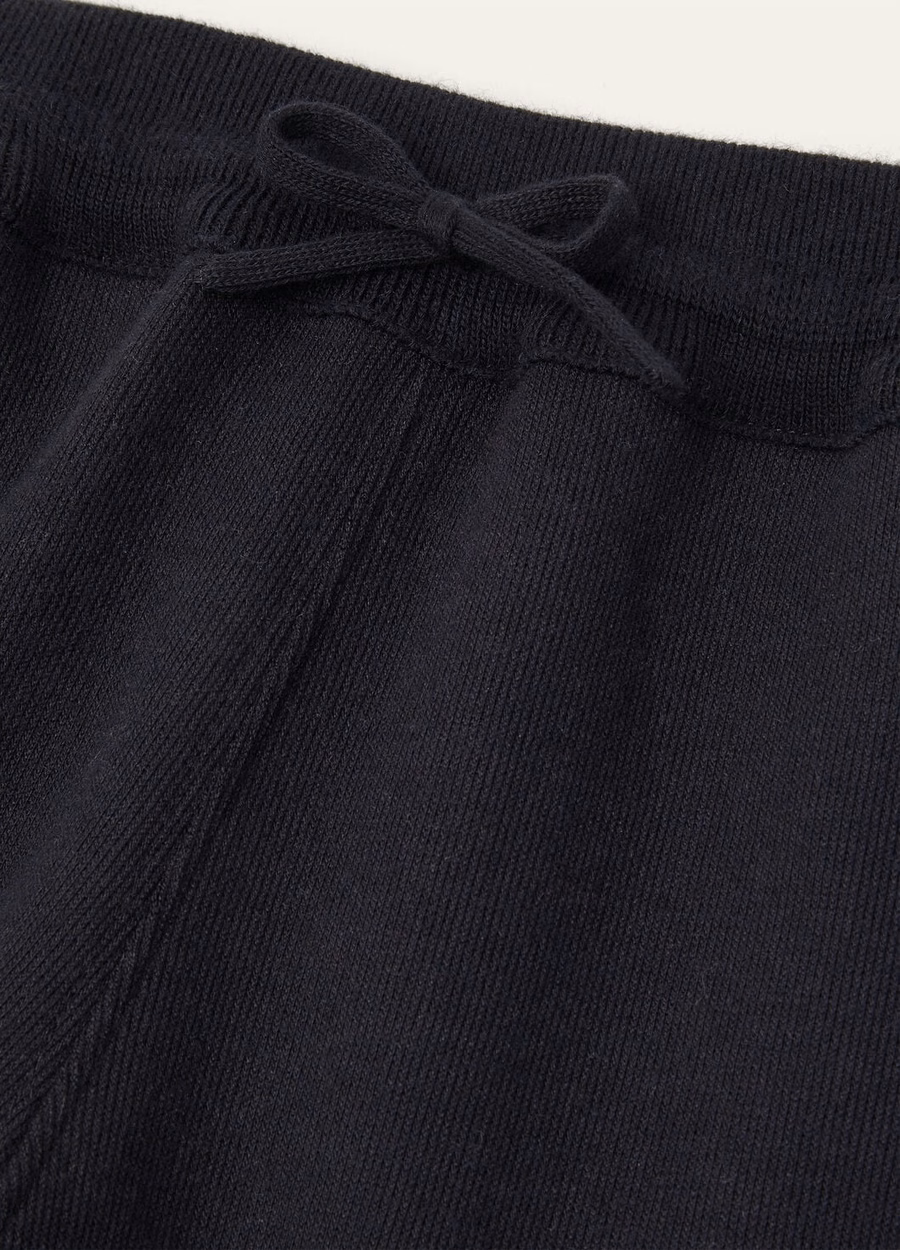 Viera Kids Katoen Zijde Kasjmier Broek Marineblauw