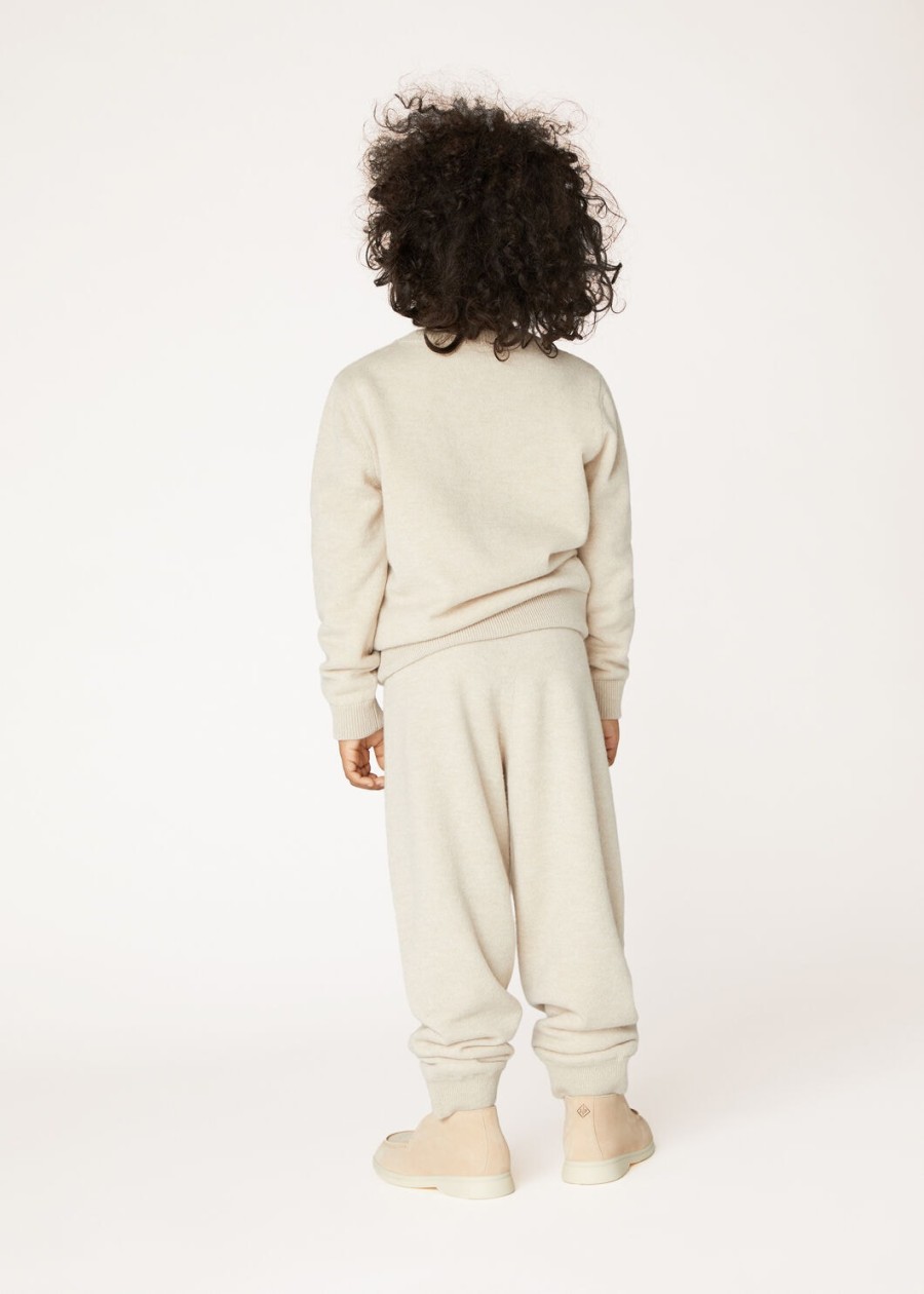 duo kids broek natuurlijk kasjmier koffernougat