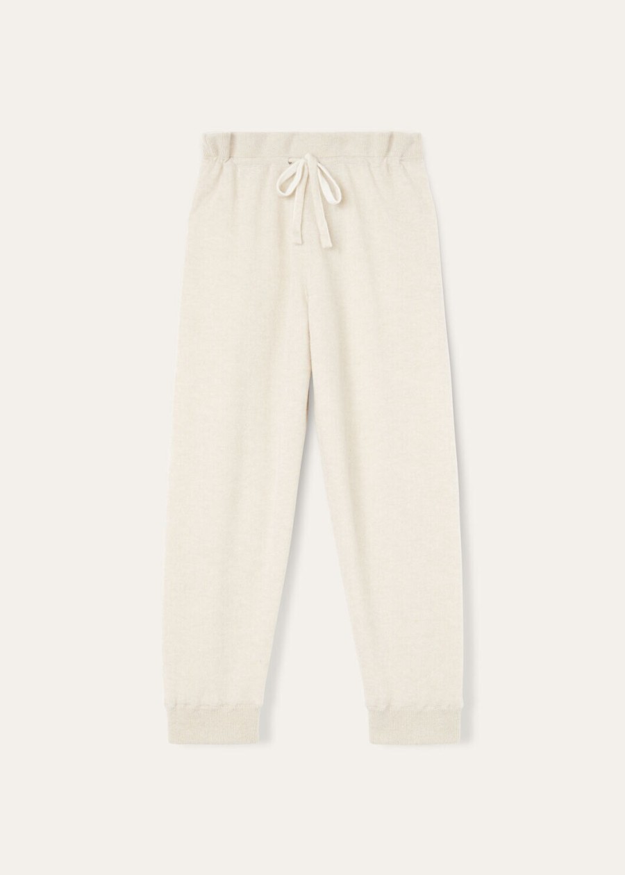 duo kids broek natuurlijk kasjmier koffernougat