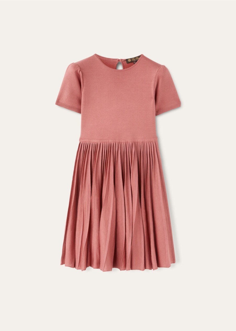 jolie zijden jurk in antieke blushkleur