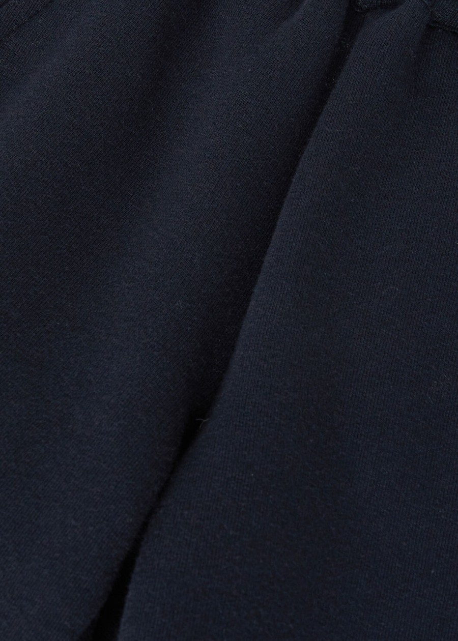 baraggia kinderbroek van katoen en kasjmier marineblauw