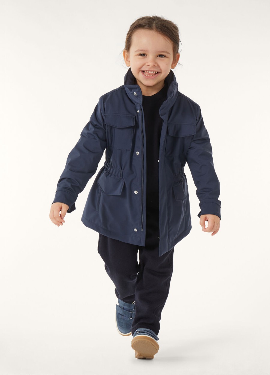 viera kids katoen zijde kasjmier broek marineblauw
