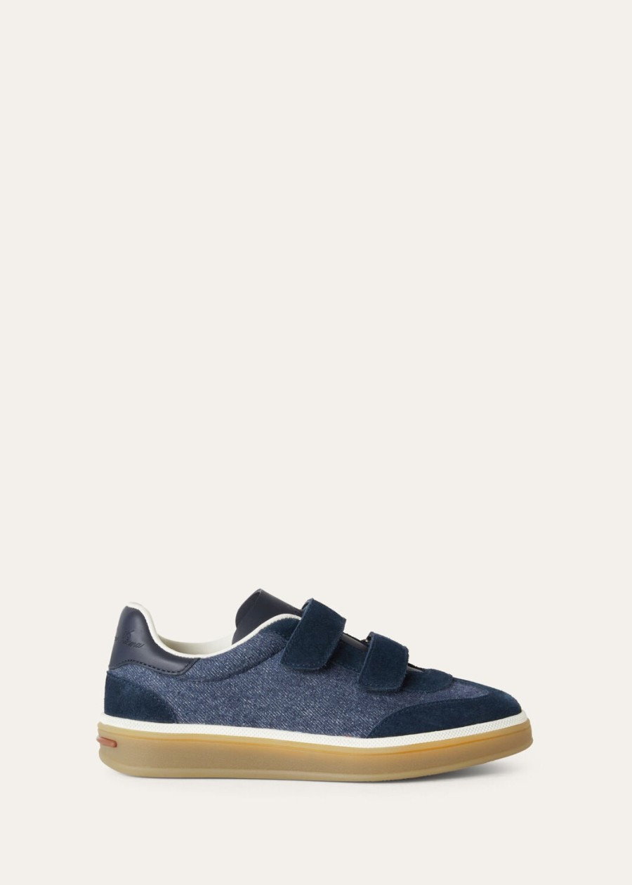 kinderwandelschoenen cotton surge blauw