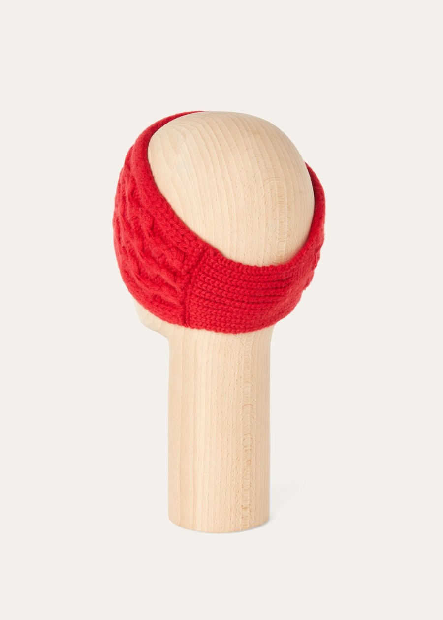 vallé baby kasjmier hoofdband snoepappelrood