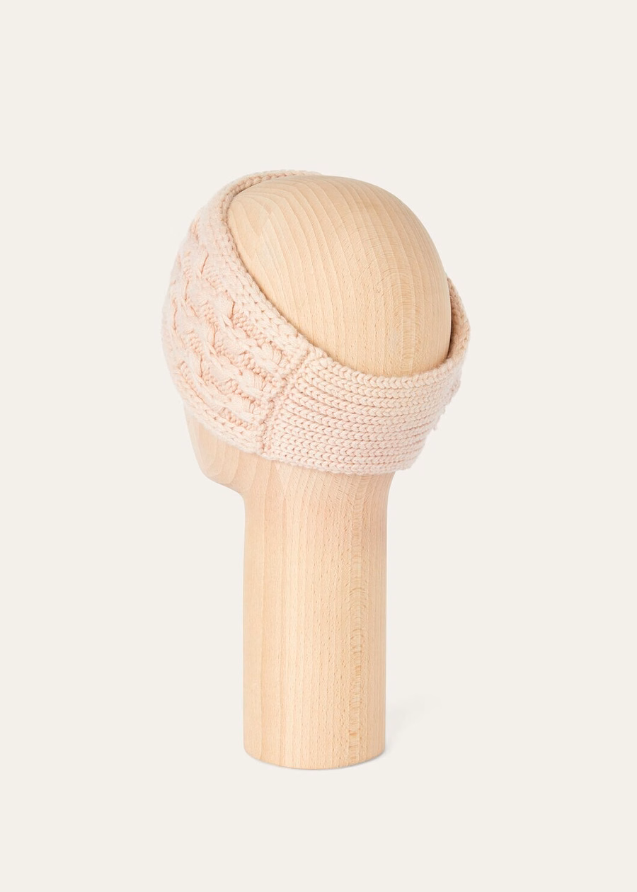 Vallé Baby Kasjmier Hoofdband Blushing Beige Melange