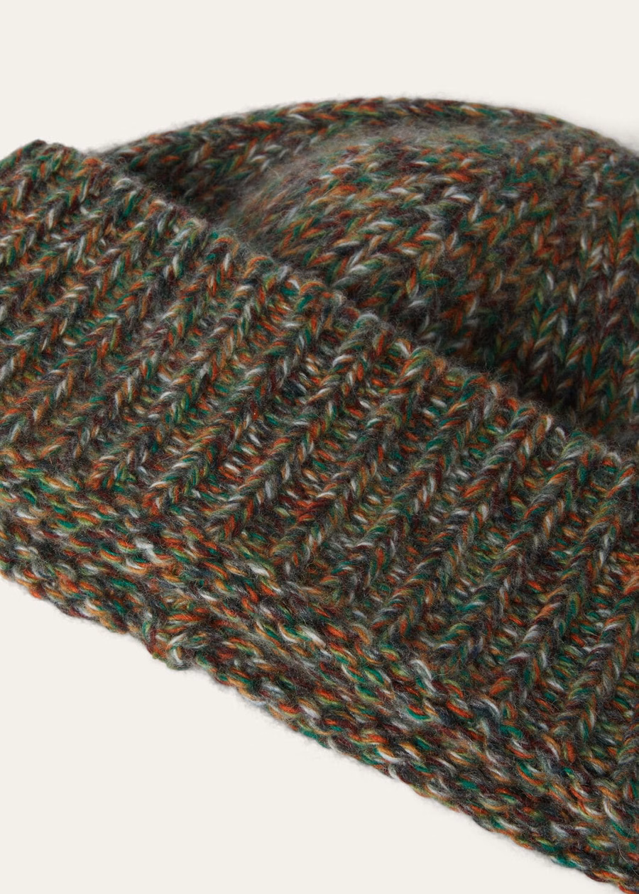 Bellamonte Beanie Cashmere Coarsehair® Zomergroen