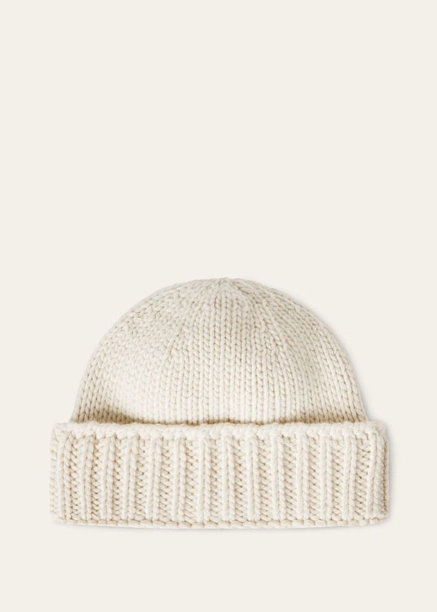 Alpe Di Mera Beanie Kasjmier Witte Sneeuw